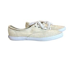 KEDS • Off White Canvas Sneakers